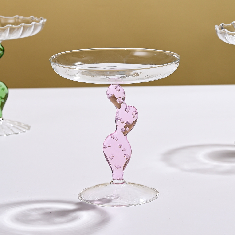 Creative cactus glass wine glass home decoration simple goblet hotel restaurant