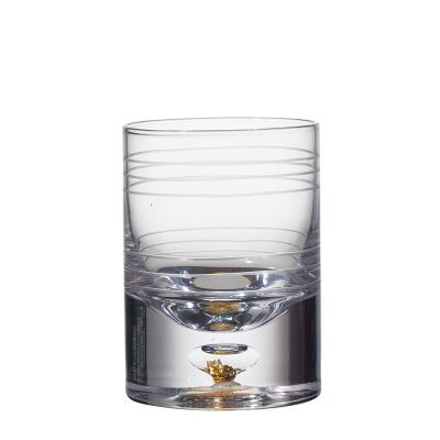 China Direct Factory 10 oz Clear Wine Glass Premium Bourbon Rock Old Fashioned Cups Unique Cocktails Large Glass Drinking Tumbler