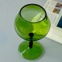 Lead-free heat-resistant glass green snail goblet simple green retro grape creative home cocktail glass