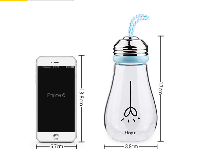 Drinkware Type: Water Bottles Applicable People: Unisex Thermal Insulation Performance: None Outdoor Activity: Climbing Boiling Water: Not Applicable Anti-corrosion Coating: Not Equipped Water Flowing Method: Direct Drinking Accessories: WITH LID Commercial Buyer: Caterers & Canteens, Restaurants, Fast Food and Takeaway Food Services, Food & Beverage Stores, Specialty Stores, Food & Beverage Manufacture, TV Shopping, Department Stores, Bubble tea,Juice & Smoothie Bars, Super Markets, Hotels, Convenience Stores, Spice and Extract Manufacturing, Drug Stores, Cafes and Coffee Shops, Discount Stores, E-commerce Stores, Gifts Stores, Beer,Wine,Liquor Stores, Souvenir Stores Occasion: Back to School, Giveaways, Business Gifts, Camping, Travel, Retirement, Party, Graduation, Presents, Wedding Holiday: Valentine's Day, Mother's Day, New Baby, Father's Day, Eid holidays, Chinese New Year, Oktoberfest, Christmas, New Year's, Easter Day, Thanksgiving, Halloween Season: Everyday Room Space: Desktop, Countertop, Kitchen, Patio, Closet, Bathroom, Bedroom, Dining Room, Dorm Room, Entryway, Indoor and Outdoor, Living Room, Kids Room, Office, Hallway, Outdoor, Baby Care Room, Laundry Room Design Style: Minimalist, Contemporary, Traditional, Transitional, Rustic, Shabby Chic, Coastal, Scandinavian, Bohemian, Mid-Century Modern, Industrial, Eclectic, Farmhouse, Country, Art Decor, Asian Zen, Tropical, Vintage, Novelty, Moroccan, Casual, Oriental, Children's, Craftsman, Southwestern, CLASSIC, Modern, Glam, Morden Luxury Room Space Selection: Support Occasion Selection: Support Holiday Selection: Support Style: Pastoral Material: Glass Feature: Sustainable Place of Origin: China Brand Name: Aikeyi Model Number: GB-20-06 Product Name: Creative 400ml Portable Drinking Water Bottles Capacity: 400ml