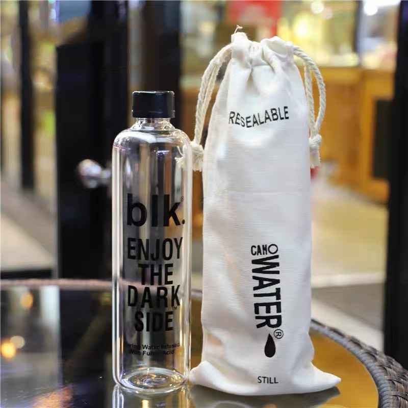 400ml Custom Unbreakable glass water bottle glass bottle for water