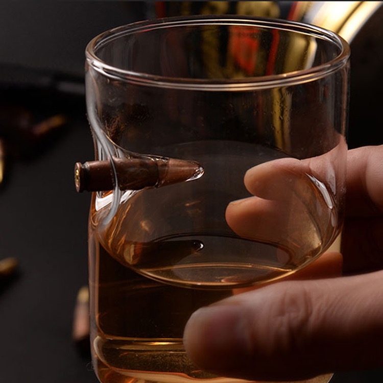 Hot selling bullet DOF drinkware bullet glassware bullet whisky glass