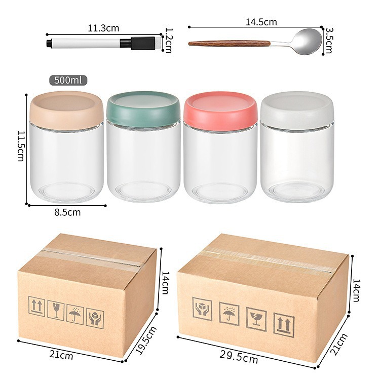 set of 4 jar 