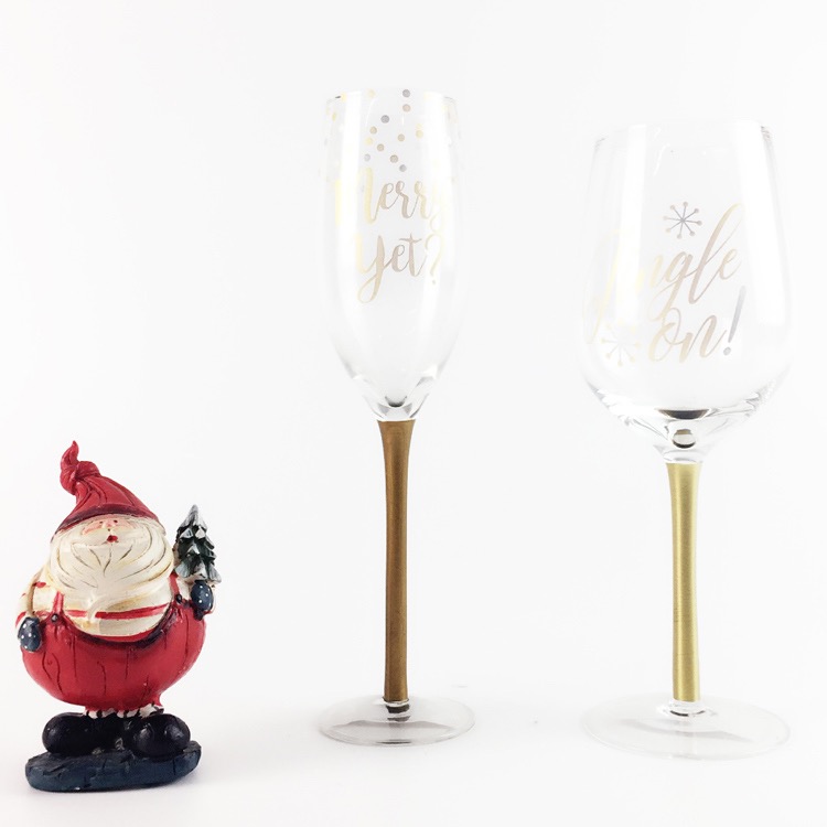 Aikehomeware tube type champagne glass