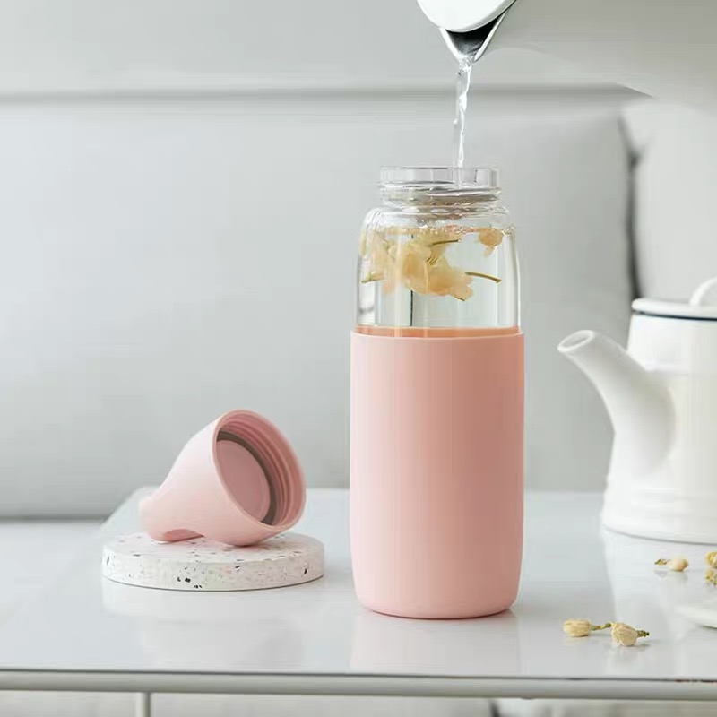 Custom Clear Portable Simple Glass Bottles for Water