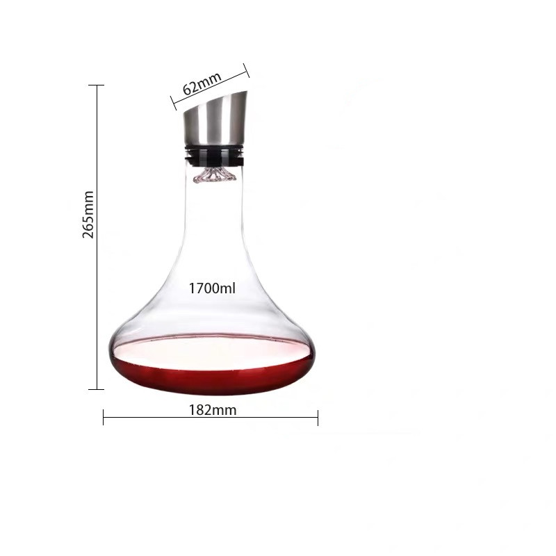 Factory price high quality crystal wine decanter set glass decanter glass drinkware