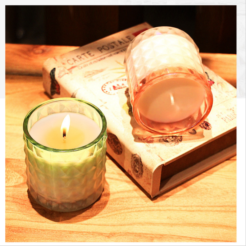 Aikeyi homeware creative glass candle holder with wax glass votive