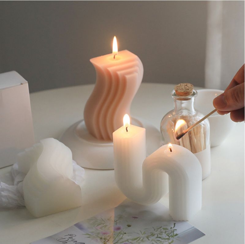 Wholesale Soy Wax Cone Private Label Home Decoration Luxury Scented Candle Christmas Aroma Candle Gift Set