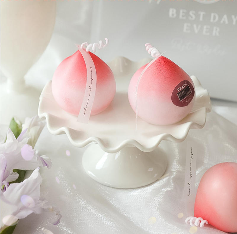 Best-selling Christmas scented peach candle wax handmade wax scented wax