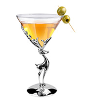 9 ounces Skeleton Hand Cocktail Glasses Martini Glass for Bar Part Wedding and more