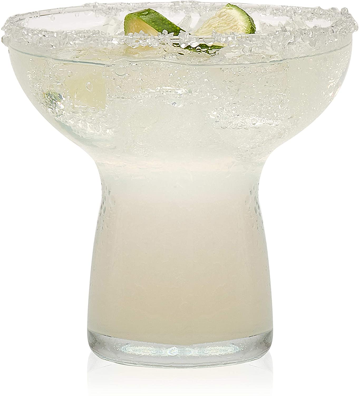 10.25 ounces Stemless Margarita Glasses Unique Shape Glass for cocktail juice and more