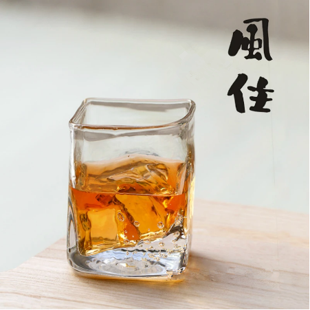 Whisky Crystal Cup Handmade Bubble Artwork Wineglass Wind-holding Random Whiskey Tumbler