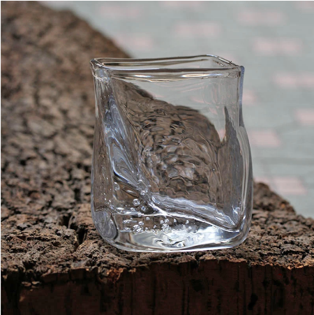 Whisky Crystal Cup Handmade Bubble Artwork Wineglass Wind-holding Random Whiskey Tumbler