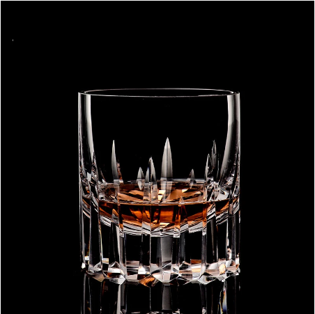 Glass Whiskey Rock Cup Old-Fashioned Carved Crystal Wine Tumbler XO Brandy Liquor Snifter Beer Mug Dropshipping