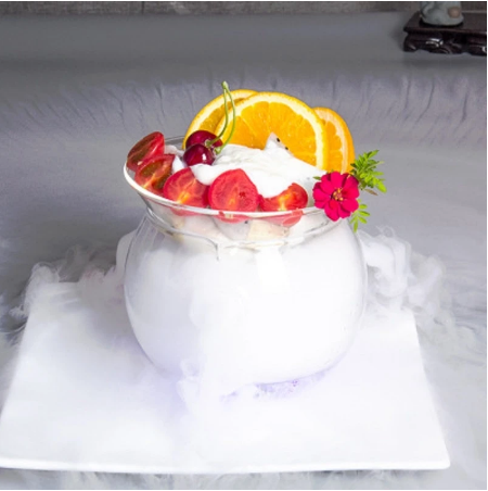 Clear Restaurant Hotel Artistic Conception Hollowware Tableware DIY Vegetable Fruit Salad Bowl