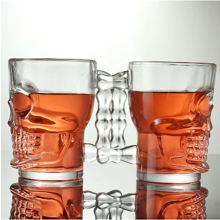 Glasses with Handles Coffee Mug Beer Juice Water Drinking Cups Transparent Wine Glass Large Capacity Thickening