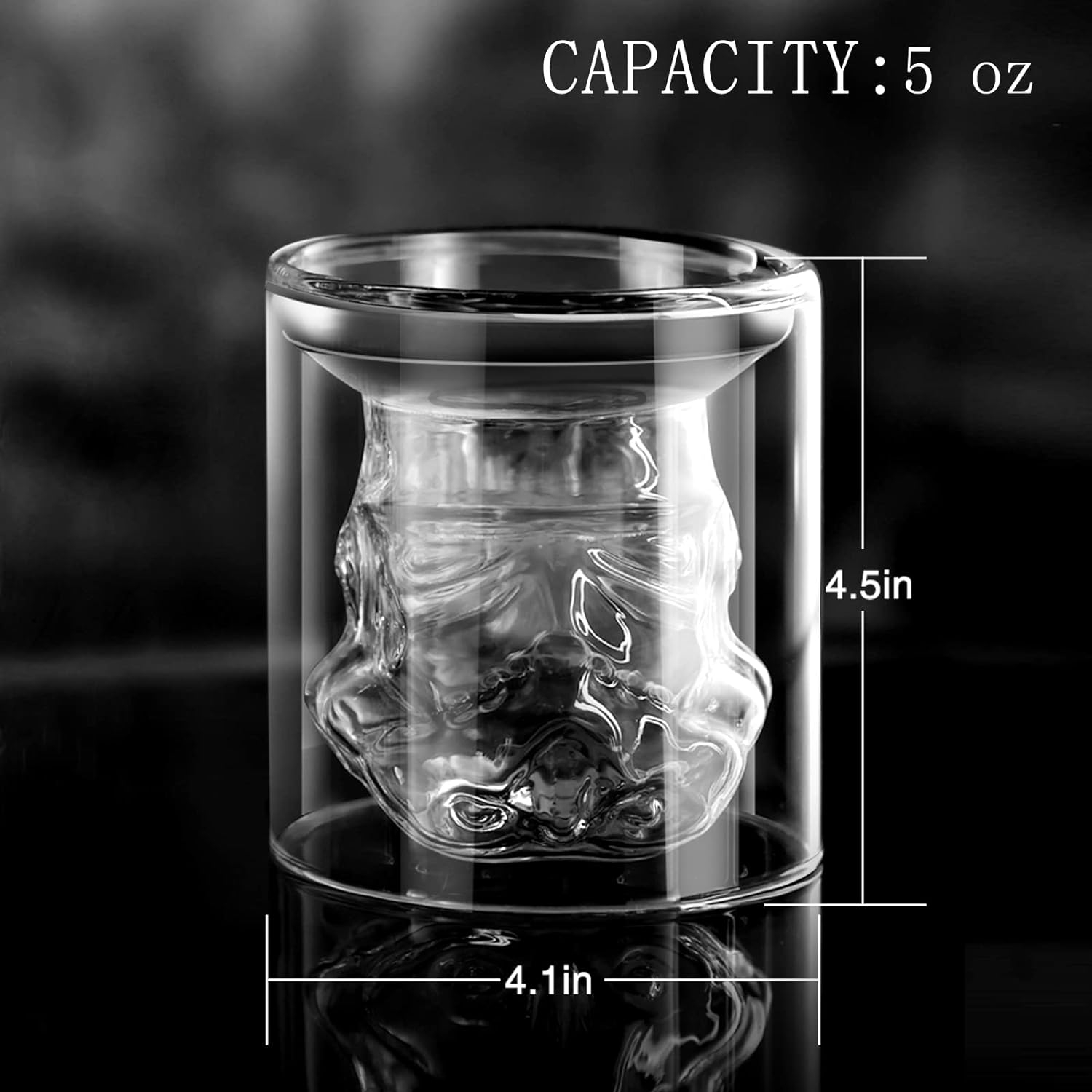 Creative whiskey glass creative transparent glass wine glass wine set wholesale 150 ml men's gift