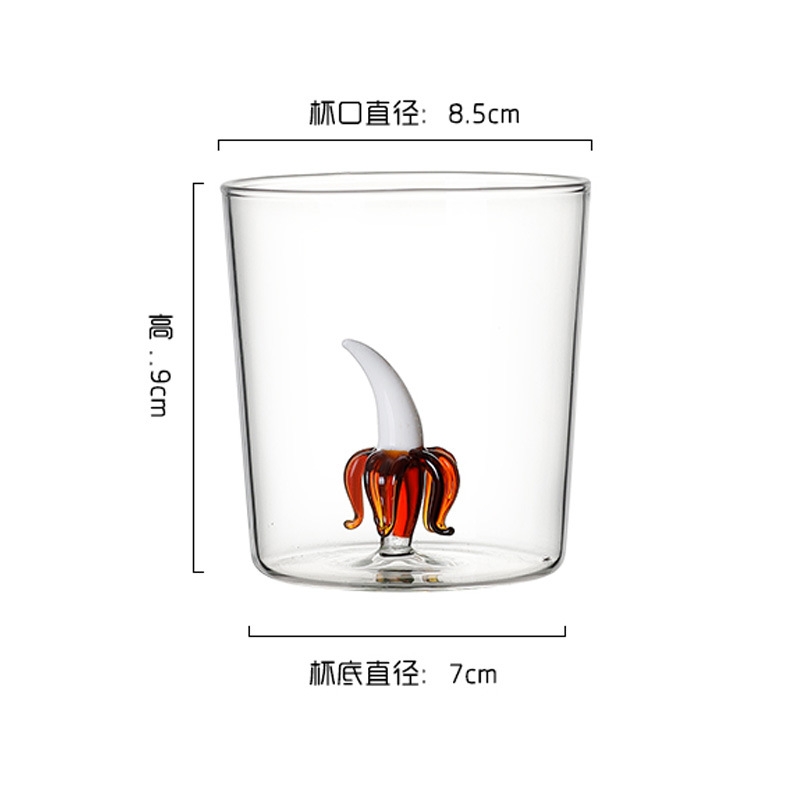 Customized Single-Layer Glass with Creative 3D Modeling Factory-Processed Accessories with Customized LOGO for Wine & Beer