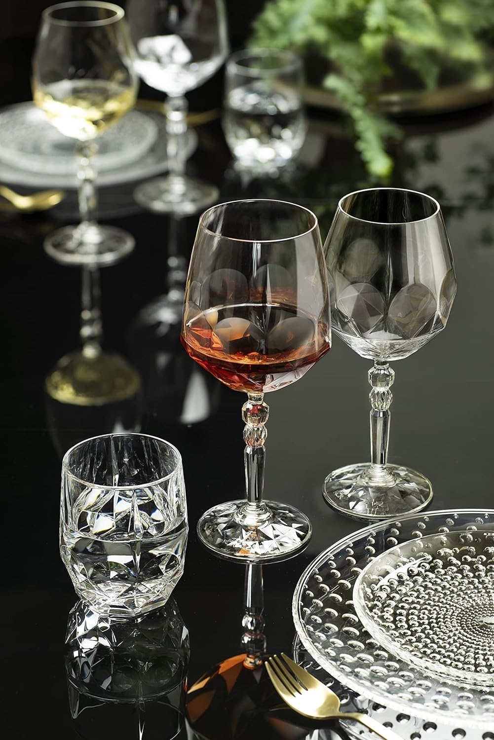 Blown Glass Wine Glasses Wine Goblets & Crystal Cocktail Glasses For Home Use