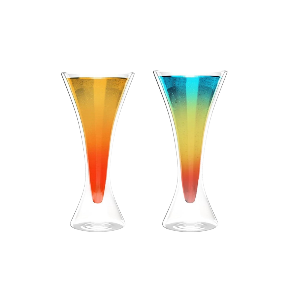 Double-layer cocktail martini glass - Creative Bar Restaurant