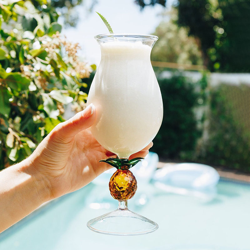 High-Quality New Glass Animal Pineapple Cocktail Glass Bulk Purchase for Parties & Events