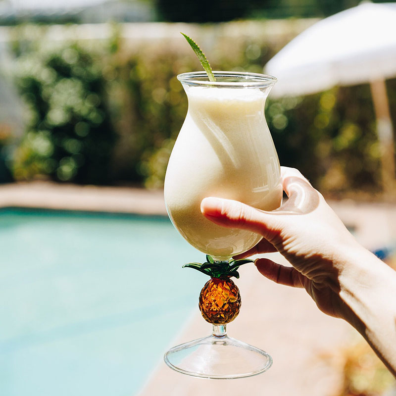High-Quality New Glass Animal Pineapple Cocktail Glass Bulk Purchase for Parties & Events
