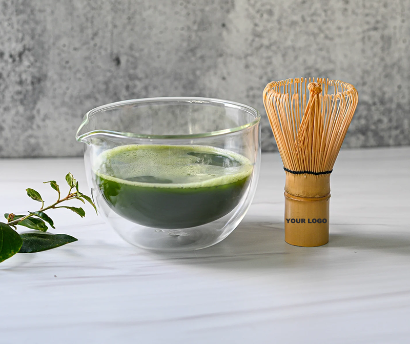 Wholesale Japanese Matcha Tea Set Bamboo Scoop Whisky Bowl Tea Brush Customizable Logo Perfect for Tea Lovers Corporate Gifts