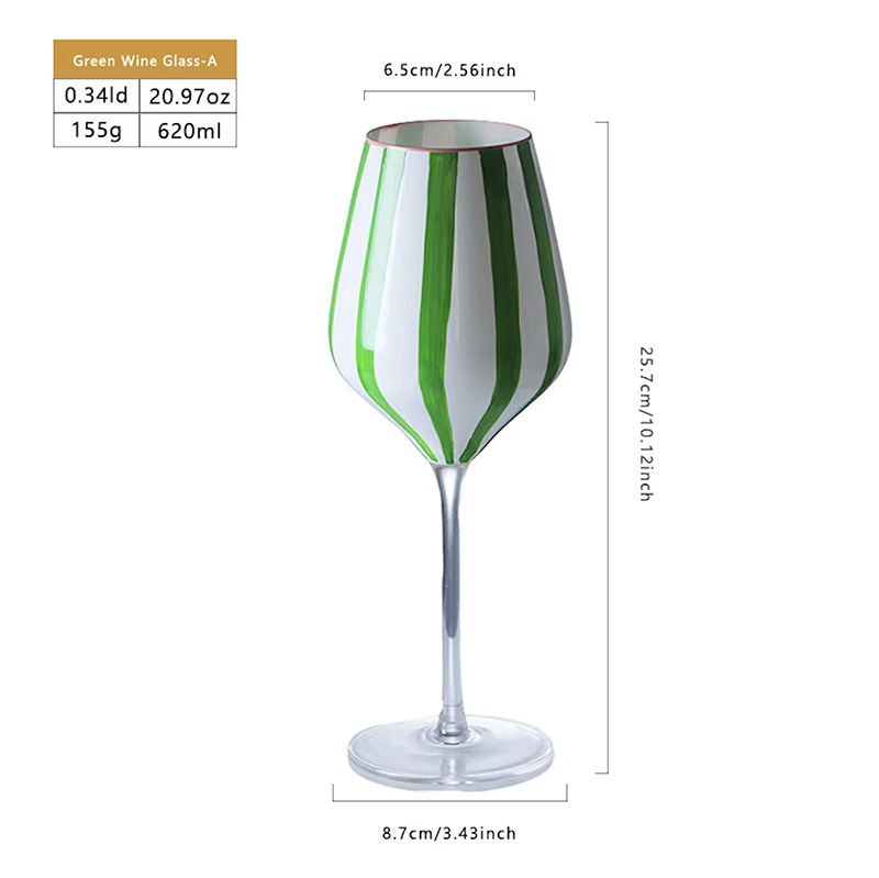 Glass kitchenware creative glass goblet from China direct factory 