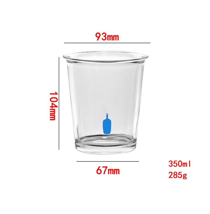 Direct Factory Customized Glass Tumbler Creative Decal Printing