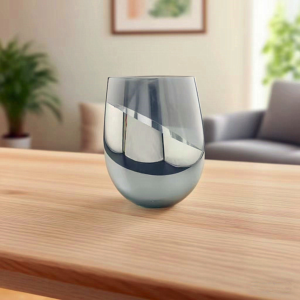 Metallic Color Block Stemless Glass Wholesale