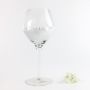 hand etching wine glass set