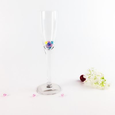 long stem champagne stemmed glass