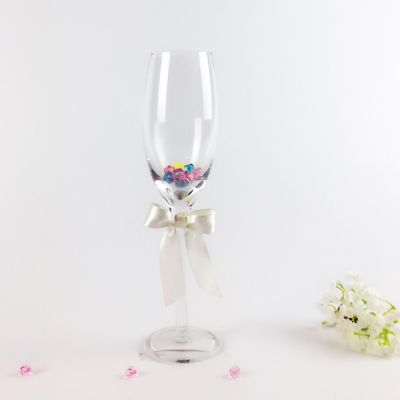 fancy wedding champagne drinking glass