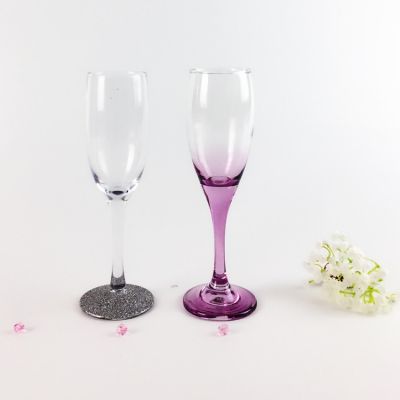 colorful Aikehomeware champagne glass