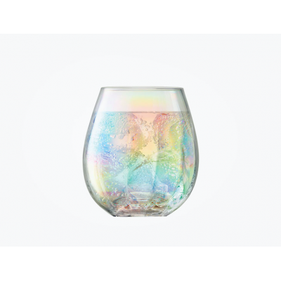 425ml Shell rainbow stemless wine glass