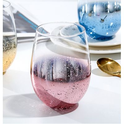 535ml starry sky stemless wine glass