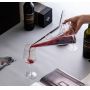 Hand Blown Red Wine Carafe Whiskey Decanter Lead-Free Crystal Glass Decanter Wine Accessories