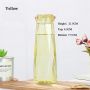 Factory Sale colorful fashionable empty portable glass water bottle