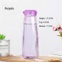 Factory Sale colorful fashionable empty portable glass water bottle