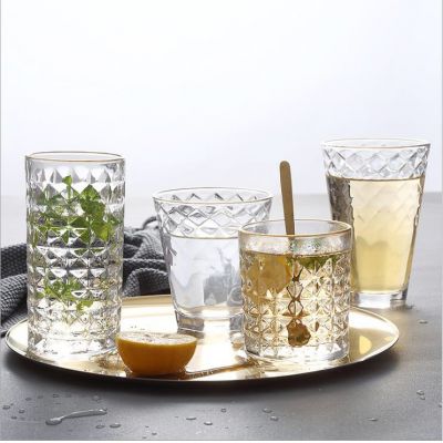 Gold supplier crystal glass whisky bulk whiskey glasses from glass cup manufacturer