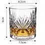 Engraved Diamond Whisky Glass Crystal Clear Whisky Glass