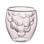 Fruit shape glass cup double wall tea cup coffee mug