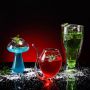 Bar Special Beer Wine Glasses Goblet Crystal Clear Mushroom Shape Cocktail Glass