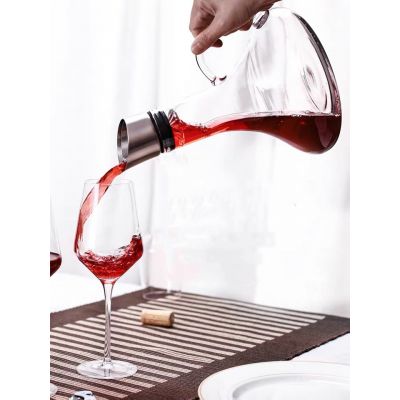 Factory price high quality crystal wine decanter set glass decanter glass drinkware