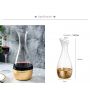 customized gold crystal wine glass decanter set wine decanter