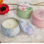 Hot selling metal seamless candle tins jar