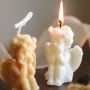 Angel hot sales amazon lovely angel child shape candle handmade customized scented