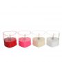 Heart shape candle holder glass votive candles for wedding and valentine