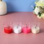 Heart shape candle holder glass votive candles for wedding and valentine