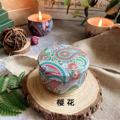 Hot selling customized tin candle container for soy wax flakes
